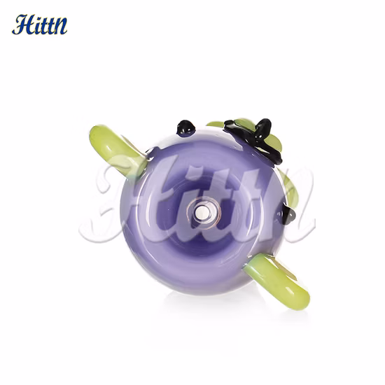 뜨거운 판매 아이스크림 실리콘 파이프 유리 허브 물 흡연 액세서리 실리콘 물 파이프 Banger와 흡연